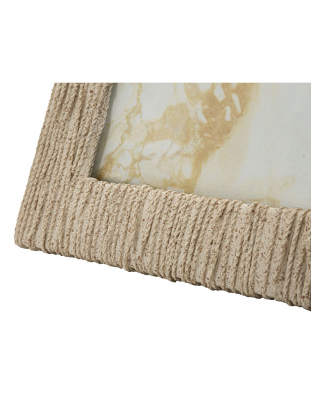 Cadre photo Bord de mer Poissons pour photo 15x20 cm Résine Beige Verre Sand 