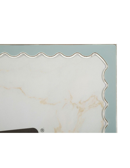 Grand Cadre photo design chic pour photo 20x25 cm Métal Rouge Argenté Verre Juliette 