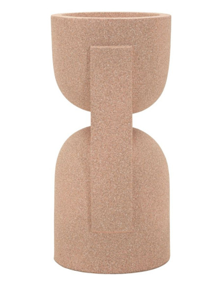 Grand Cache-pot de jardin design Hauteur 70 cm Résine Terracotta Nui 