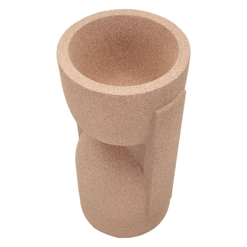 Grand Cache-pot de jardin design Hauteur 70 cm Résine Terracotta Nui 