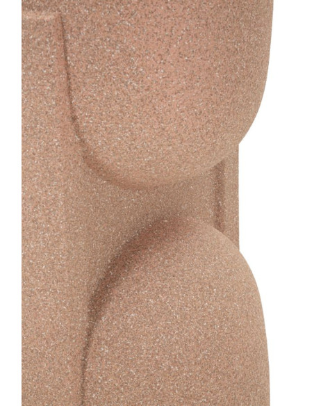 Grand Cache-pot de jardin design Hauteur 70 cm Résine Terracotta Nui 