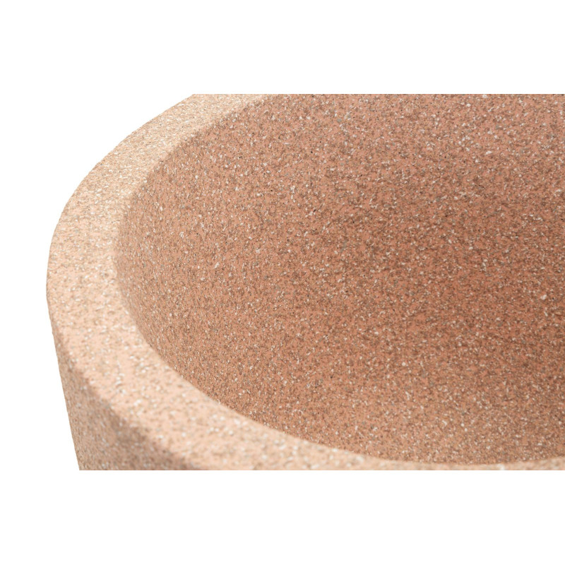 Grand Cache-pot de jardin design Hauteur 70 cm Résine Terracotta Nui 
