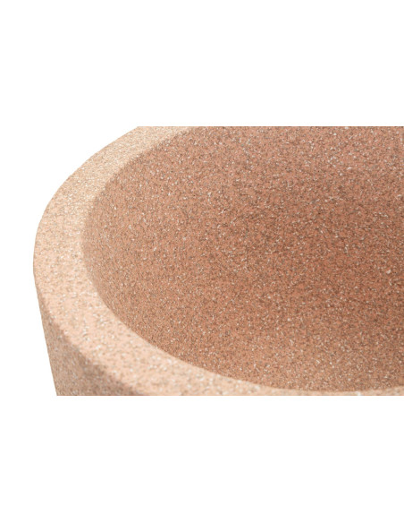 Grand Cache-pot de jardin design Hauteur 70 cm Résine Terracotta Nui 