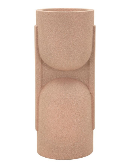 Grand Cache-pot de jardin design Hauteur 91 cm Résine Terracotta Nui 