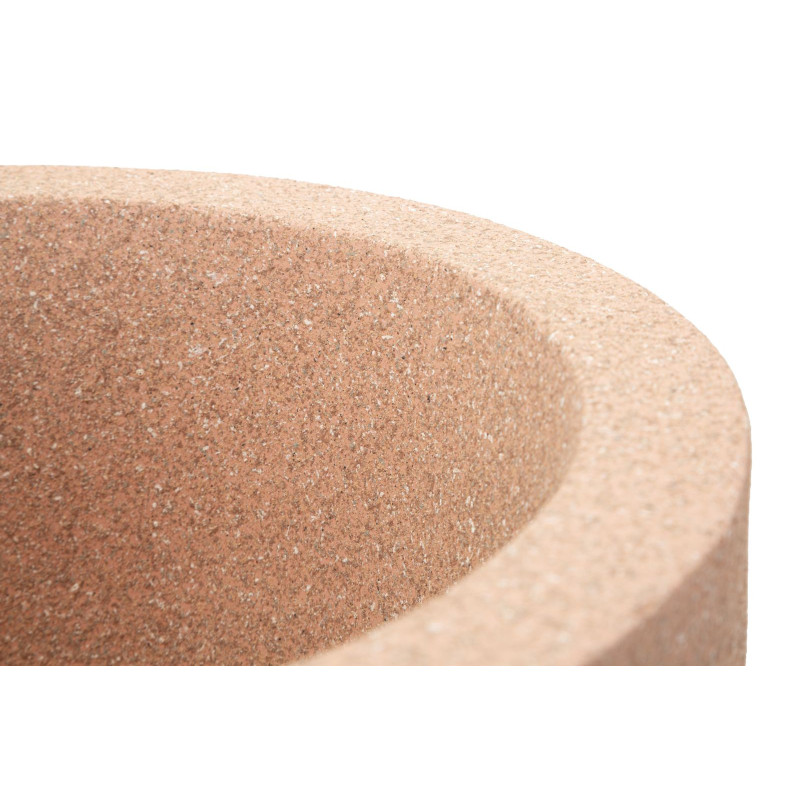 Grand Cache-pot de jardin design Hauteur 91 cm Résine Terracotta Nui 