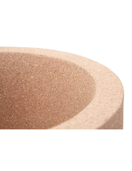 Grand Cache-pot de jardin design Hauteur 91 cm Résine Terracotta Nui 