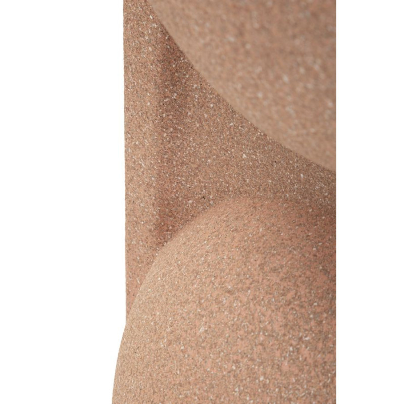 Grand Cache-pot de jardin design Hauteur 91 cm Résine Terracotta Nui 