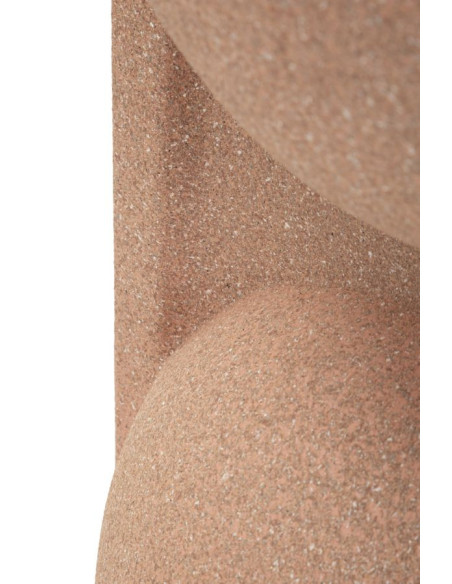 Grand Cache-pot de jardin design Hauteur 91 cm Résine Terracotta Nui 