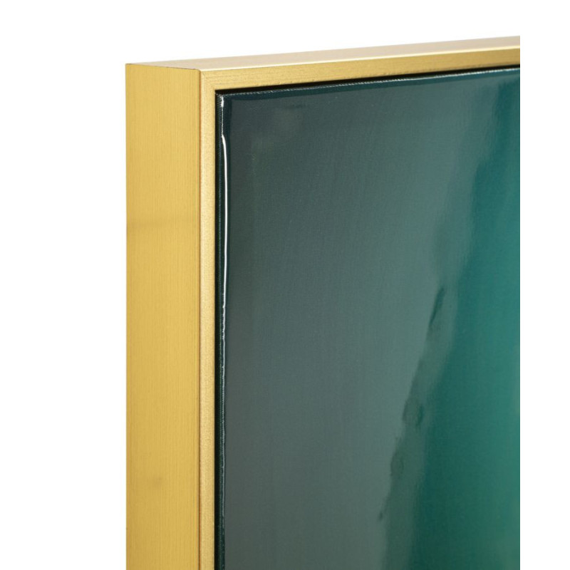 Grande Toile murale imprimée Papillon envol 70x100 cm Cadre doré Butterfly 