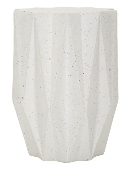Table d'appoint design Étoile 38 cm Oxyde de magnésium Blanc crème Star 