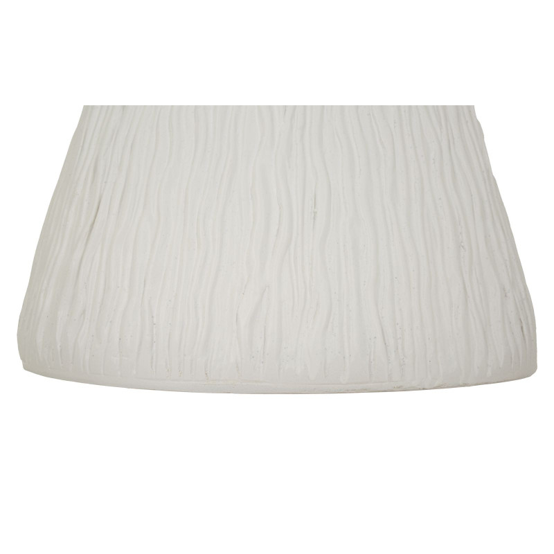 Table d'appoint design Ronde 40 cm Oxyde de magnésium Blanc crème Cone 