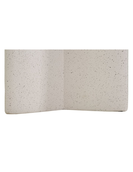 Table d'appoint design Ronde 33 cm Oxyde de magnésium Blanc crème History 