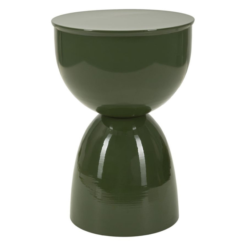 Table d'appoint design Ronde 31 cm Métal Vert Yao Mauro Ferretti - 1