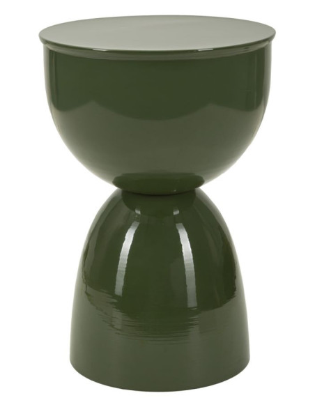 Table d'appoint design Ronde 31 cm Métal Vert Yao Mauro Ferretti - 1