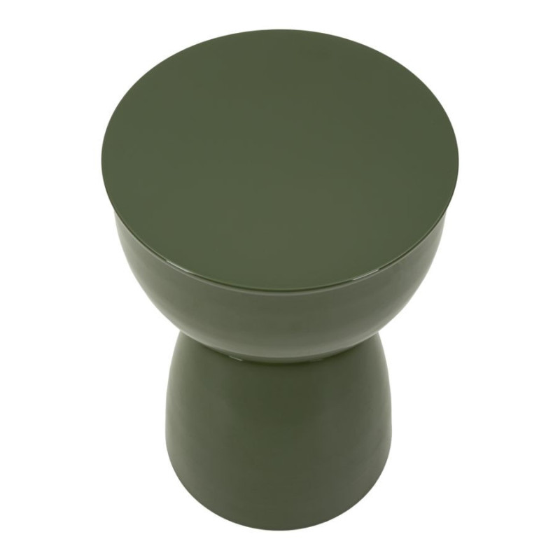 Table d'appoint design Ronde 31 cm Métal Vert Yao Mauro Ferretti - 2