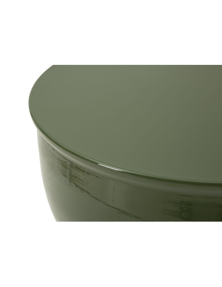 Table d'appoint design Ronde 31 cm Métal Vert Yao Mauro Ferretti - 3