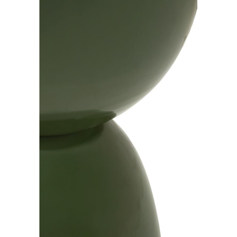 Table d'appoint design Ronde 31 cm Métal Vert Yao Mauro Ferretti - 4