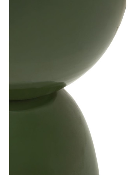 Table d'appoint design Ronde 31 cm Métal Vert Yao Mauro Ferretti - 4