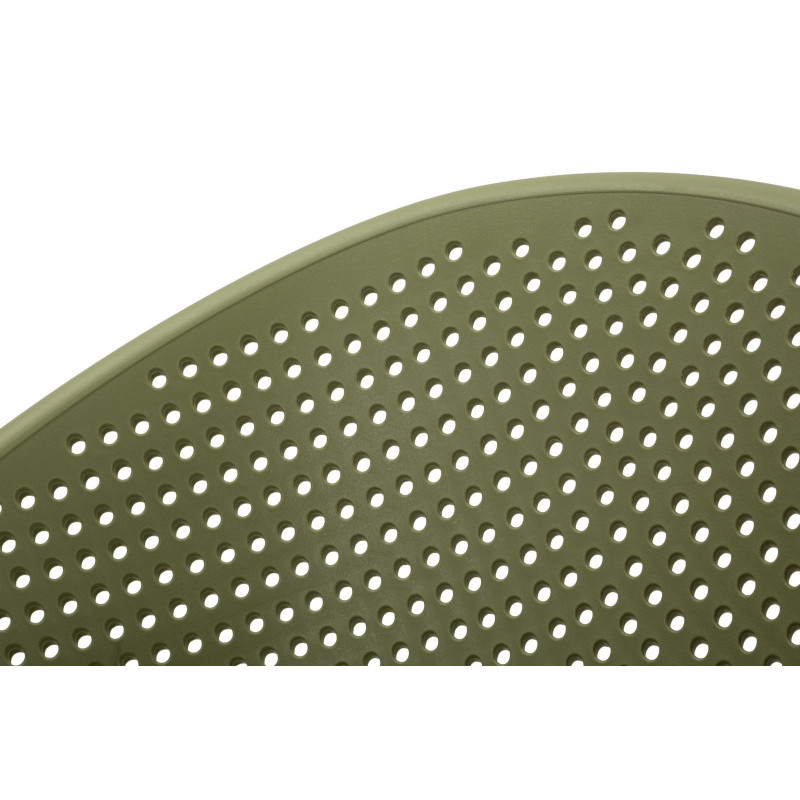 Lot de 2 Chaises design Plastique Vert Ibiza 