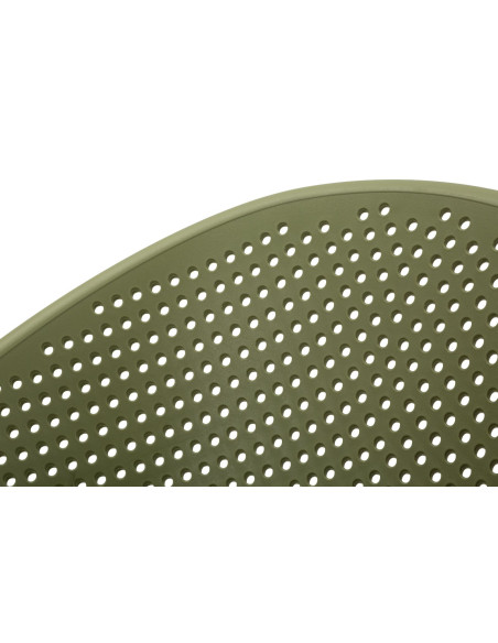 Lot de 2 Chaises design Plastique Vert Ibiza 