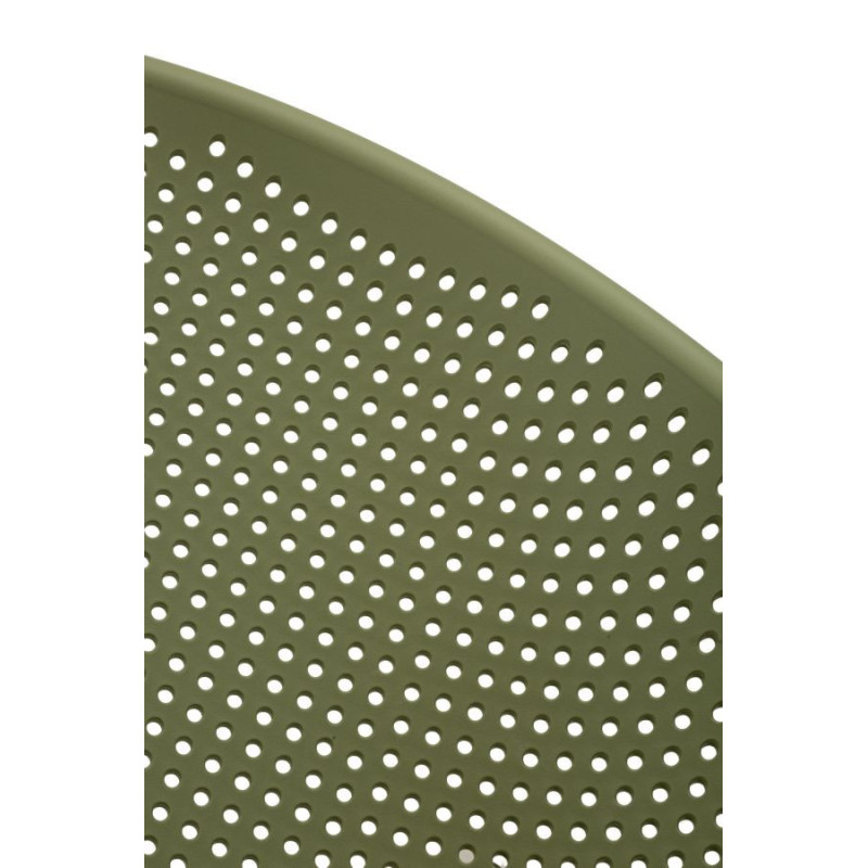 Lot de 2 Fauteuils à bascule design Plastique Vert Ibiza 