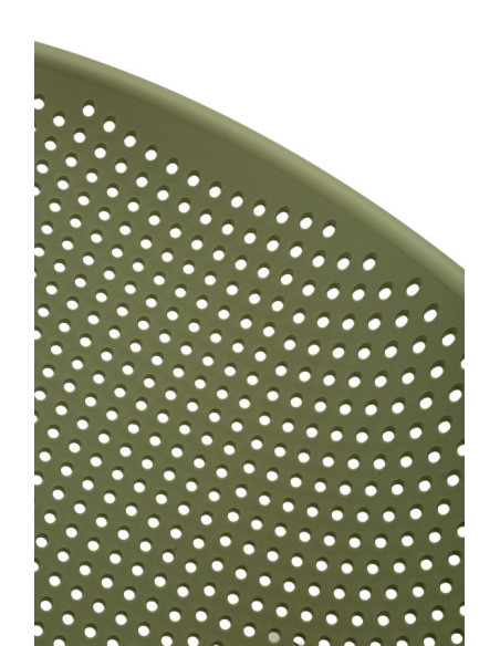 Lot de 2 Fauteuils à bascule design Plastique Vert Ibiza 