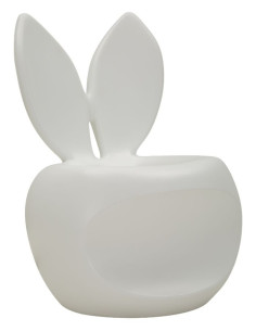 Fauteuil design Lapin Plastique Blanc Bunny 