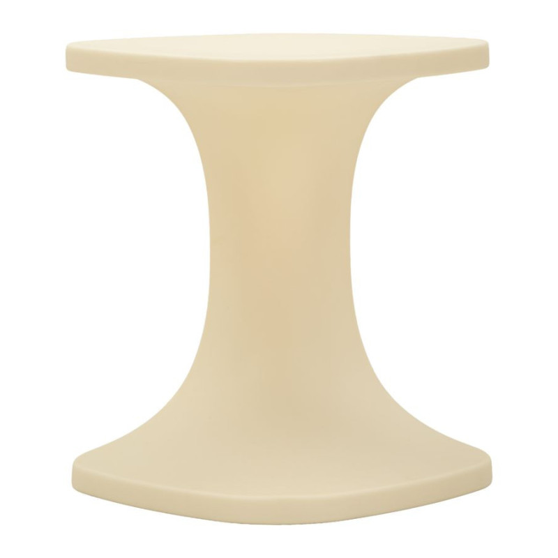 Bout de canapé design Carré 42 cm Plastique Blanc Ibiza 
