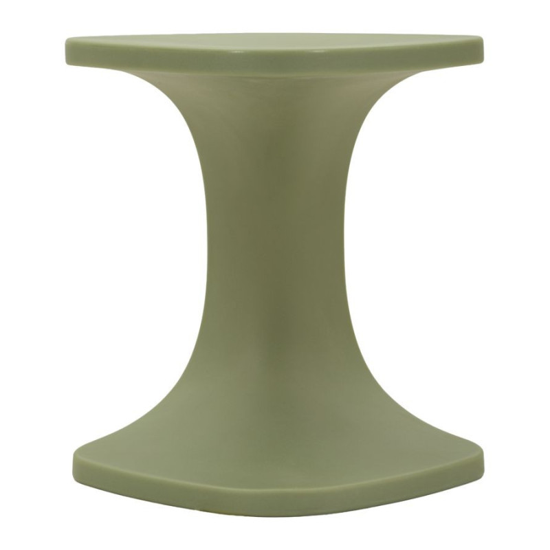 Bout de canapé design Carré 42 cm Plastique Vert Ibiza 