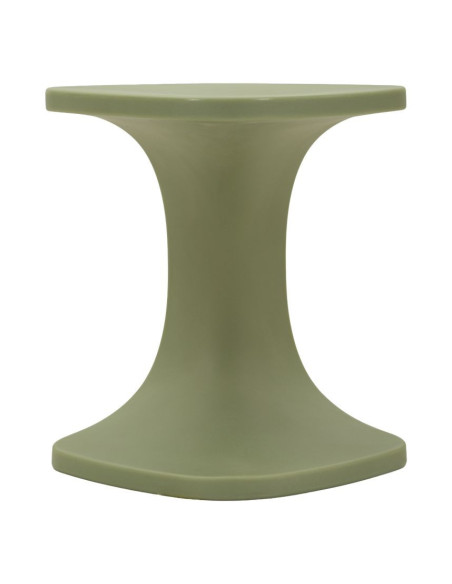 Bout de canapé design Carré 42 cm Plastique Vert Ibiza 