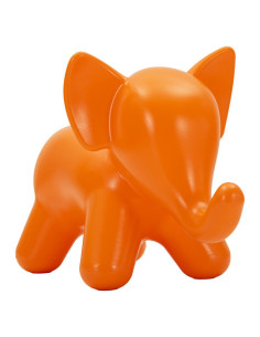 Tabouret design pour enfant Éléphant Plastique Orange Ele 
