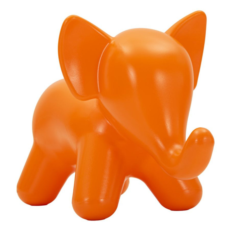 Tabouret design pour enfant Éléphant Plastique Orange Ele 