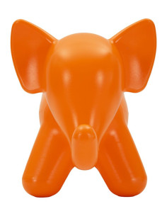 Tabouret design pour enfant Éléphant Plastique Orange Ele 