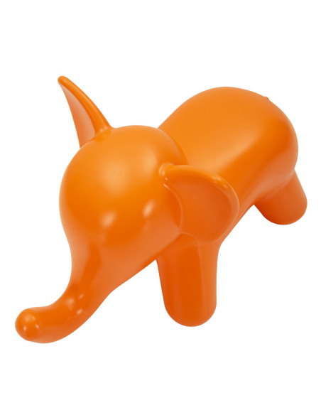 Tabouret design pour enfant Éléphant Plastique Orange Ele 