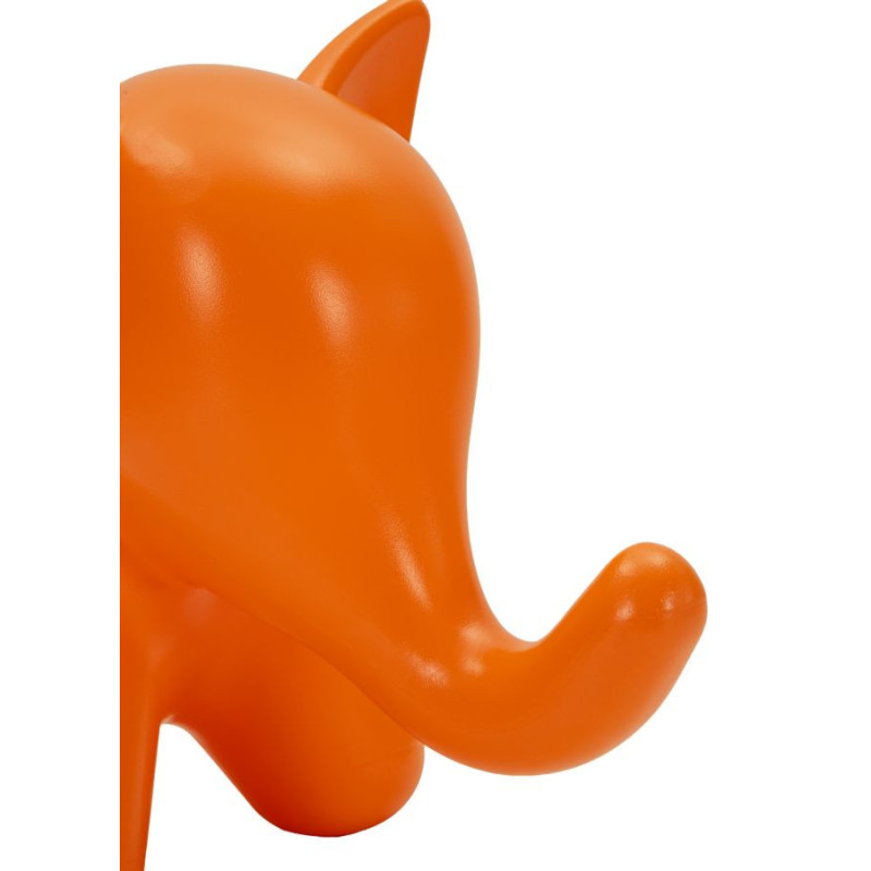 Tabouret design pour enfant Éléphant Plastique Orange Ele 