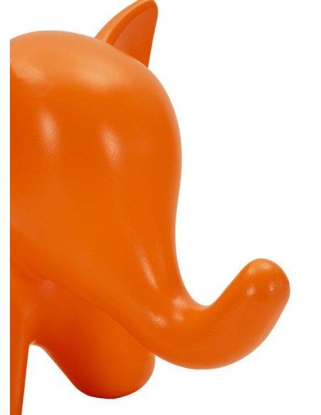 Tabouret design pour enfant Éléphant Plastique Orange Ele 