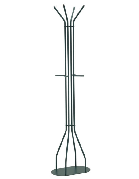 Porte manteau design Métal Bleu canard Saturno 45 cm 