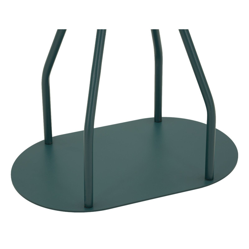 Porte manteau design Métal Bleu canard Saturno 45 cm 