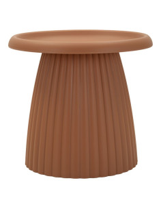 Table basse design Ronde 50 cm Plastique Terracotta Geax 