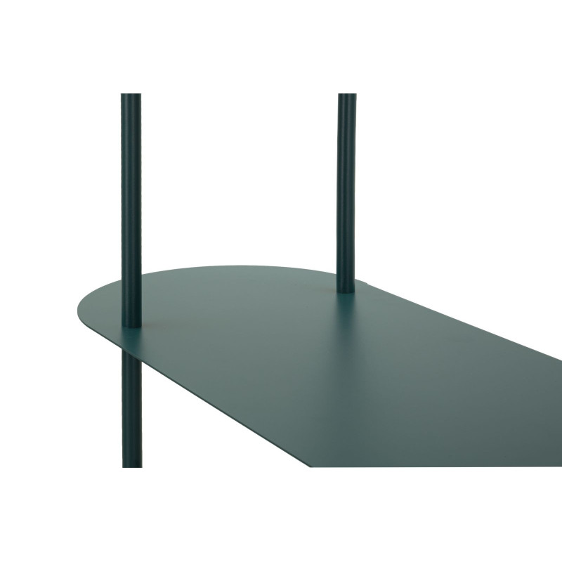 Étagère design Ovale 5 niveaux Métal Bleu canard Saturno 