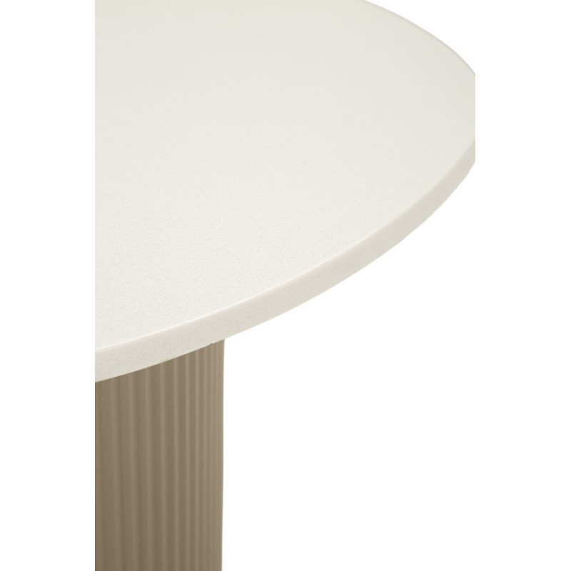 Table basse design Organique Métal Gris Bois MDF Blanc Marbre artificiel Frankfurt 