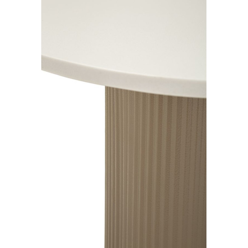 Table basse design Organique Métal Gris Bois MDF Blanc Marbre artificiel Frankfurt 