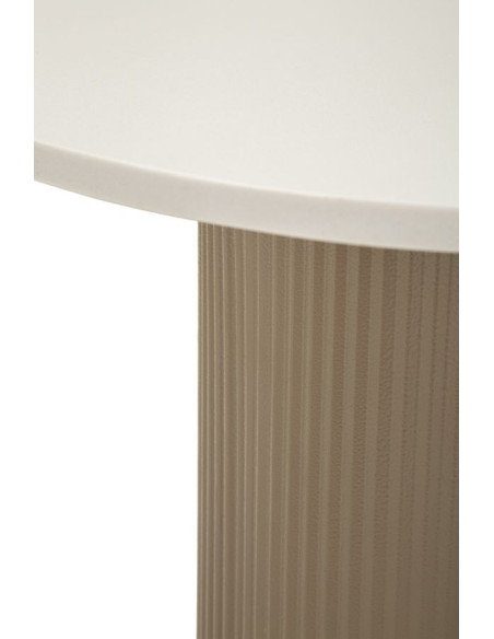 Table basse design Organique Métal Gris Bois MDF Blanc Marbre artificiel Frankfurt 