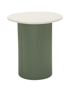Table basse design Organique Métal Vert Bois MDF Blanc Marbre artificiel Frankfurt 