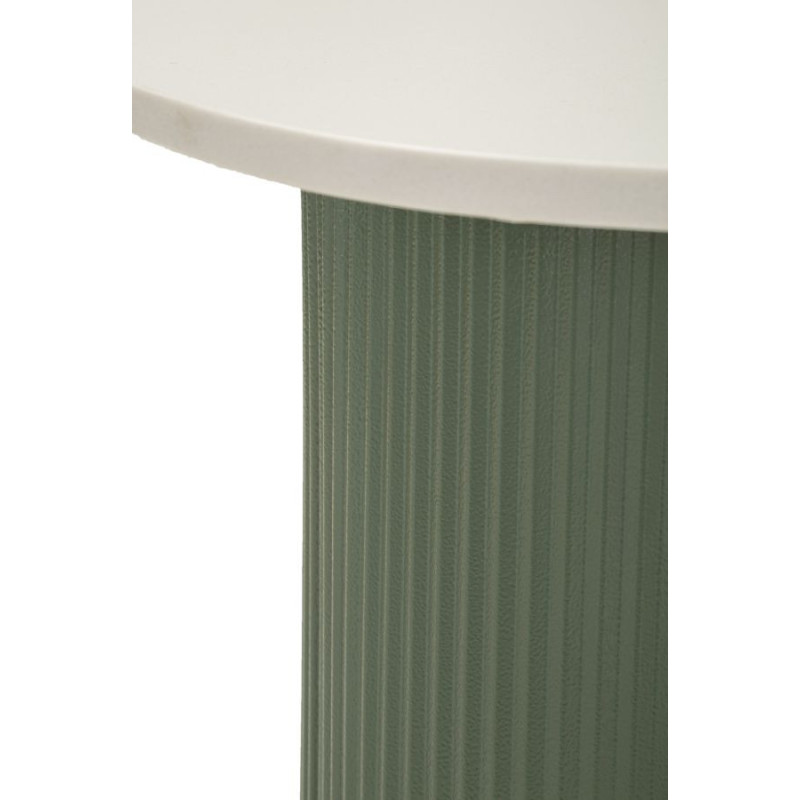 Table basse design Organique Métal Vert Bois MDF Blanc Marbre artificiel Frankfurt 