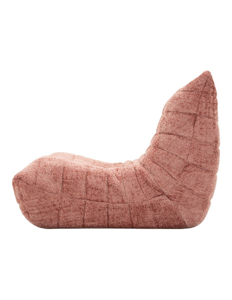Fauteuil design bouclette Tissu Rose Bouclé Éponge Mask 