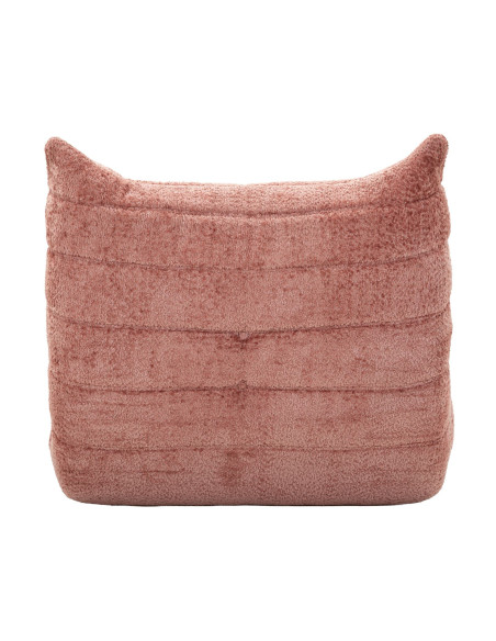 Fauteuil design bouclette Tissu Rose Bouclé Éponge Mask 