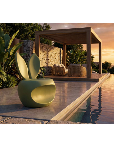 Fauteuil design Lapin Plastique Vert Bunny 