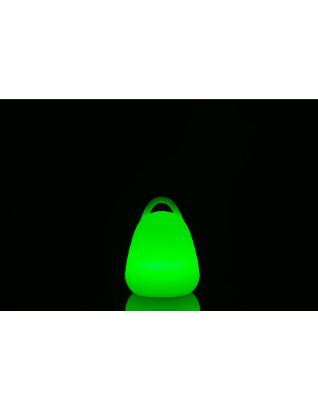 Lampe à poser Led 16 couleurs Lanterne Rock en Plastique Blanc - 8