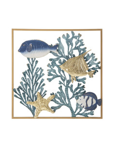 PANNELLO IN FERRO FISH CM 50,2X3,8X50,2 